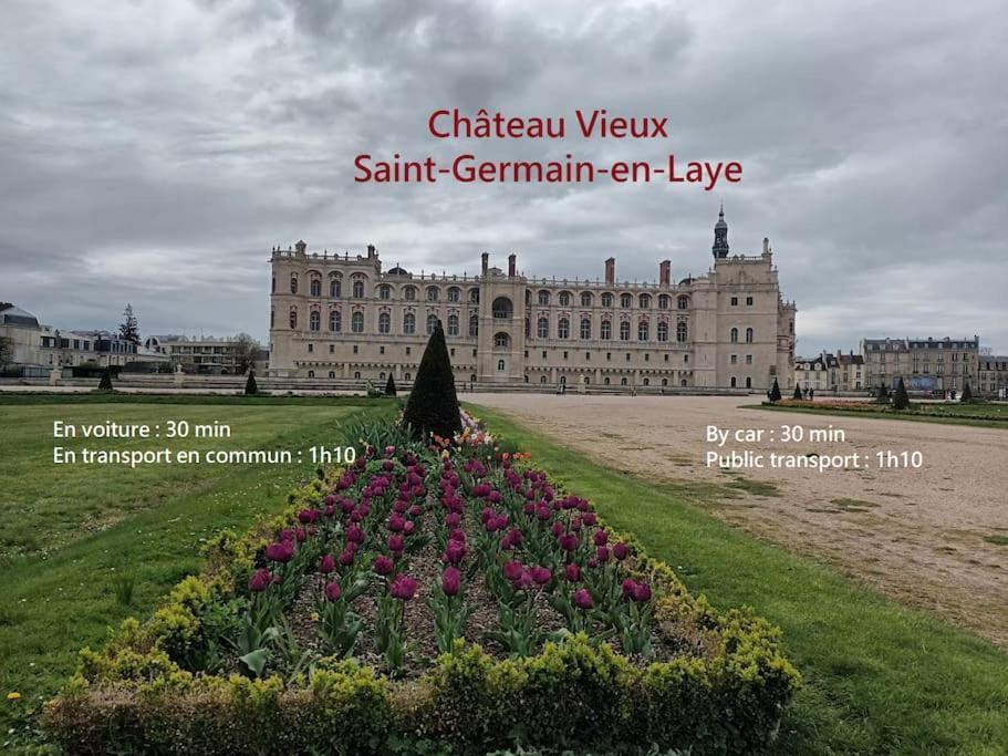Appartement 4 Pieces - La Rose Des Yvelines - Classe 3 Etoiles Trappes Kültér fotó